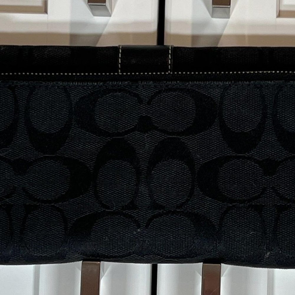 Coach Legacy Trifold Wallet - Black